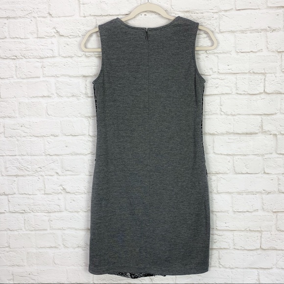 Mystree Lace Mixed Media Sleeveless Midi Dress S - Picture 6 of 8